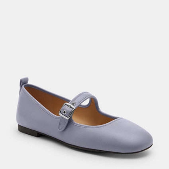 New💜Coach C Rivet Mary Jane Muted Lilac - Picture 1 of 3